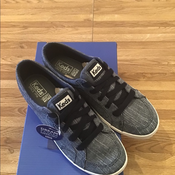 NWT Keds Women's Center Cotton Slub Sneakers Sz 6